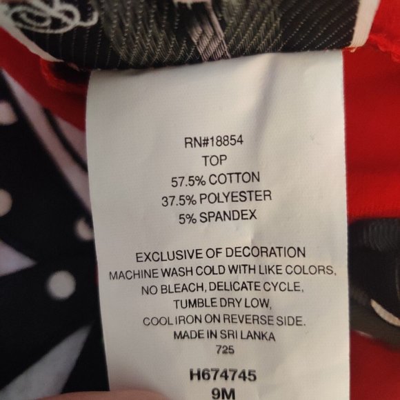 Rare Editions Girls 9M Snowman Christmas Red Top Long Sleeve Holiday NWT - Picture 7 of 7